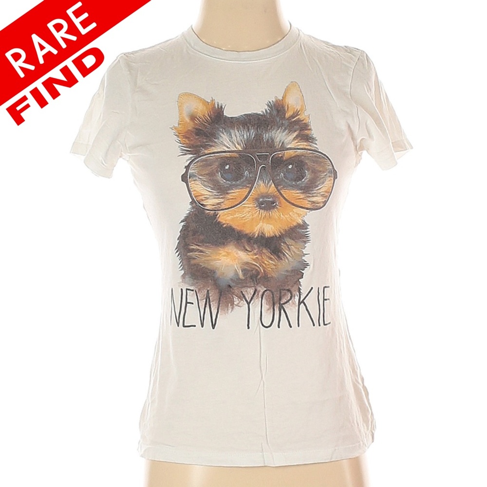 RARE Small "New Yorkie" Graphic Tee
